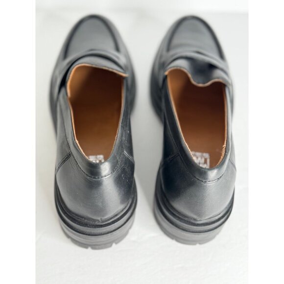 Miz Mooz Legend Black Leather Platform Loafer EU 40 US 9.5 Worn only once - Picture 4 of 6